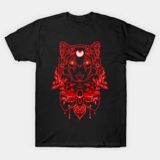 Red Wolf Moon T-Shirt